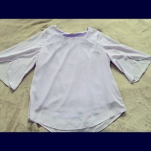 Lilac Chiffon Top